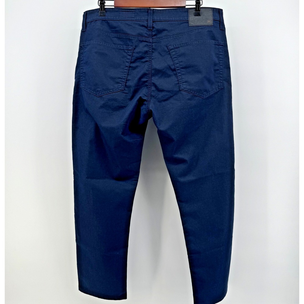 AG Adriano Goldschmied Tellis Pants Men 36x28 Navy Blue Modern Slim Fit 5-Pocket - Picture 2 of 8
